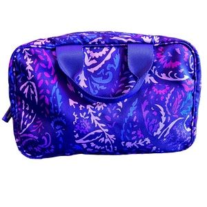 Vera Bradley Shower Cosmetic Travel Bag Zippered Inside Pockets NWOT
